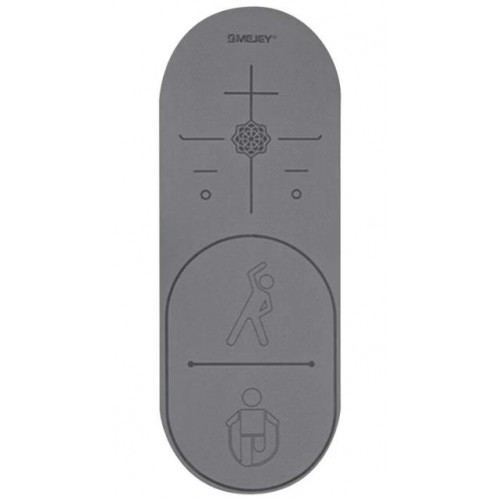 MEJEY家用加厚靜音減震瑜伽跳繩墊 (8mm厚｜185x68cm｜灰色)